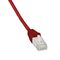 Cat6 Patch Cord U/UTP 3M PVC, RED