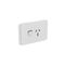 Skin Socket Sw Horiz Single 15A 250V