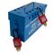 GROUP LOCK BOX, BLUE METAL 13 LOCK POSITIONS