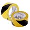 TAPE, VINYL, DIAGONAL STRIPE 50.8mm x 32.9m, YLW/BLK