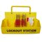 LOCKOUT STATION, PORTABLE/WMNT SMALL WITH 3 PADLOCKS