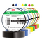 TAPE, VINYL ELECTRICAL 170 TEMFLEX, RBOW, 18mm x 20m [10]