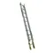 Alu Ext Ladder with Leveller 3.1-4.85m 150kg Industrial