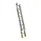 Alu Ext Ladder with Leveller 2.4-3.6m 150kg Industrial