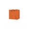 Enclosure Back Box  1 Gang with 25mm and 2 x 20mm Entries Chemical Resistant Orange