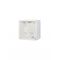 Enclosure Back Box 1 Gang with 32mm and 2x25mm Entries Chemical Resistant White