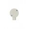 Junction Box Round 1 Way 20mm Shallow Medium Duty PVC Grey
