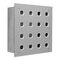 Switch 16 Gang Steel 4x4 Rows Black