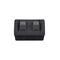 Power Point Weatherproof Double Outlet IP54 10A 250V ac Separate Circuit Double Pole Matt Black
