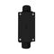 Junction Box IP66 with 4 Fixed Terminals Large Profile Black