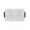 Power Point Switched 2 Gang 10A 250V Easy Fit Bracketless Mounting