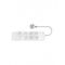 Powerboard Switched 4 Socket Outlets 10A 240V ac 2400W Maximum Load Over Current and Surge Protection White