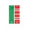 Switchboard Circuit ID Sticker Pack Red and Green