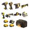 COMBI KIT, 8 PIECE, 18V, XR, 3 x 5Ah