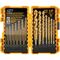 DRILL BIT SET, 21PC TITANIUM HSS, PILOT POINT, 1/16 - 1/2in