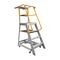 Order picking ladder 1.2m (4ft) Aluminium 200kg Industrial