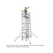 Scaffold ladder to suit 2 high Aluminium 140kg Industrial