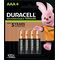BATTERY RECHARGEABLE AAA [4] PK 900mAh