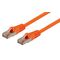 PATCH CORD, CAT6A, SFTP ORANGE, 1m