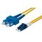 PATCH LEAD FIBRE, SC/SC DUPLEX SINGLE-MODE OS2 9U, 2m