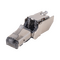 RJ MODULAR PLUG, SHIELDED CAT6A, 8P8C TOOL-LESS