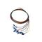 PIGTAIL, FIBRE OS2 ST SINGLE-MODE, 2m [6]PK COLOURS