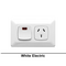 Power Outlet Single 10Amp Neon White | 10A Rated | Durable Polycarbonate | Gloss Finish | @Pack of 1 | by Clipsal