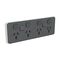 Quad Horizontal Switch Skin with 2 Extra Blanks | Matt Finish | Durable Polycarbonate | by Clipsal