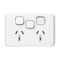 Skin Socket SWHORITWN 1 EXSW VW | UV-Stabilised Polycarbonate | Vivid White Finish | @Pack of 1 | by GAF