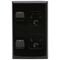 Black Switch Socket | Single Switched Outlet | Durable Polycarbonate | IP20 Rated | @Pack of 1 | by Clipsal