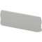 End Cover 4PTS | 2.2mm Width | Snap-On Installation | Grey | @Pack of 1 | by Clipsal