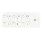 Powertainment Unit Black | Integrated Multimedia Ports | Double Power Outlet | Flush-Mount Design | @Pack of 1 | by Clipsal