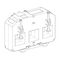 Solid Core Current Transformer 3-in-1 | 25mm Aperture | 160A/0.33V | Class 1 Accuracy | @Pack of 1 | by Clipsal