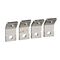 4 45° Terminal Extension Phase Barriers | Durable Insulating Plastic | Easy Installation | by Clipsal