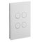 4G Push Button Switch 250V | 16AX/20A Rated | LED Indicator | by Clipsal