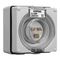 Inlet Appliance 3P 15A IP56 | Weatherproof & UV-Stabilised | 3 Pole Power Delivery | by Clipsal