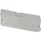 End Cover for 4-Point Terminal Blocks | 2.2mm Width | Insulating Plastic | Grey | @Pack of 1 | by Clipsal