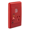 1 Gang Vertical Red Power Point | 10A Rated | IP20 Indoor Use | by Clipsal