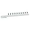 Terminal Marker 'R' Strip of 10 | High-Quality Plastic | Snap-On Fit | by Clipsal