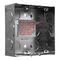Wall Box Metal 1G Wide | Galvanised Steel | Flush Mount Design | Corrosion-Resistant Finish | by Clipsal