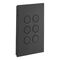 6 Gang Push Button Switch 250V | LED Indicator | 16AX/20A Rated | by Clipsal