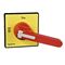Handle VARIO Red | High-Impact Plastic | Ergonomic Grip | UV Resistant | @Pack of 1 | by Clipsal