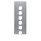 Metal Enclosure 6 Holes | Aluminium Alloy | IP65 Rated | Grey Powder-Coated | @1 | by Clipsal