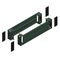 Front Plinth 200x1200 | Durable Powder-Coated Steel | Corrosion-Resistant Finish | Easy Installation | @Pack of 1 | by Clipsal
