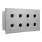 8 Gang Light Switch | 2 Rows of 4 Switches | Durable Polycarbonate | Black Finish | @Pack of 1 | by Clipsal