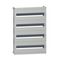 Modular Chassis 88M | Accommodates 88 Modules | Powder-Coated Steel | Surface or Flush Mount | @Pack of 1 | by Clipsal