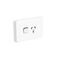 Single Socket Solid Edge | Robust Design | Bulk Pack of 40 | Vivid White | by Clipsal
