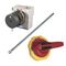 ROTARY HANDLE 534mm SHAFT G/I FRAME RED/YELLOW
