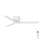 COSTA 52" DC HUGGER CEILING FAN - WHITE
