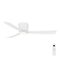 COSTA 52" DC HUGGER CEILING FAN W/ LED - WHITE